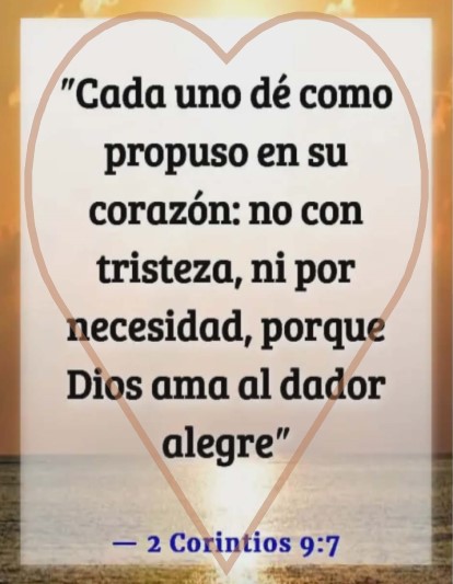 ofrenda a Dios alegre
